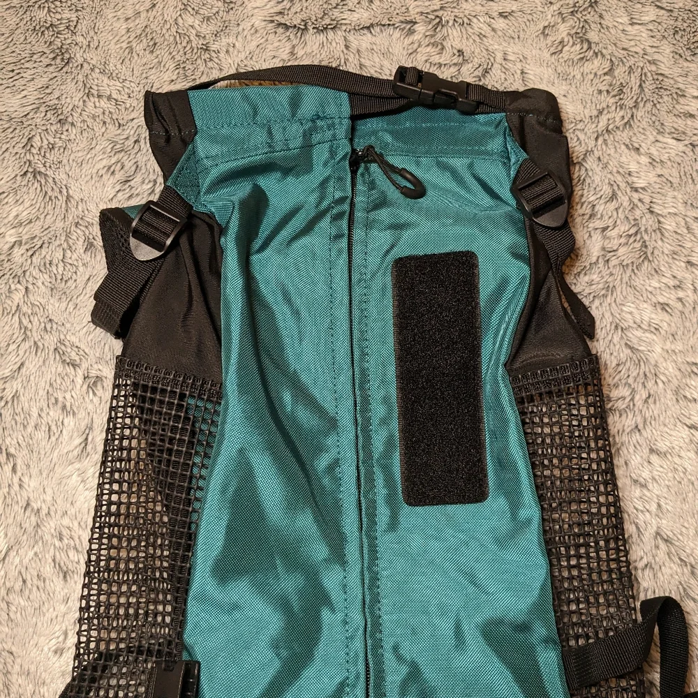K9 Sport Sack Dog Backpack Large Blue Green Teal Dog Carrier Travel